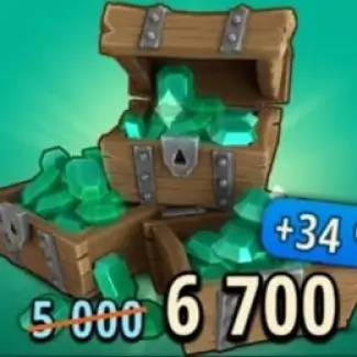 5.000+1.700 Gems