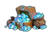 49.999 Frost Star + 25.000 Gems bonus