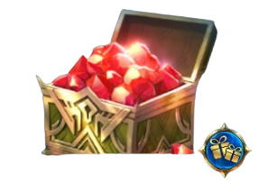 Сундук рубинов (2025 шт.) 