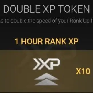 Double XP Token (1 HOUR RANK XP)