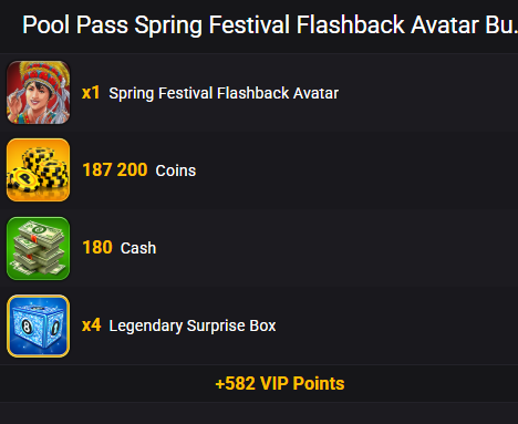 Pool Pass Spring Festival Flashback Avatar Bundle