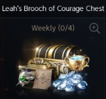 Leah's Brooch of Courage Chest