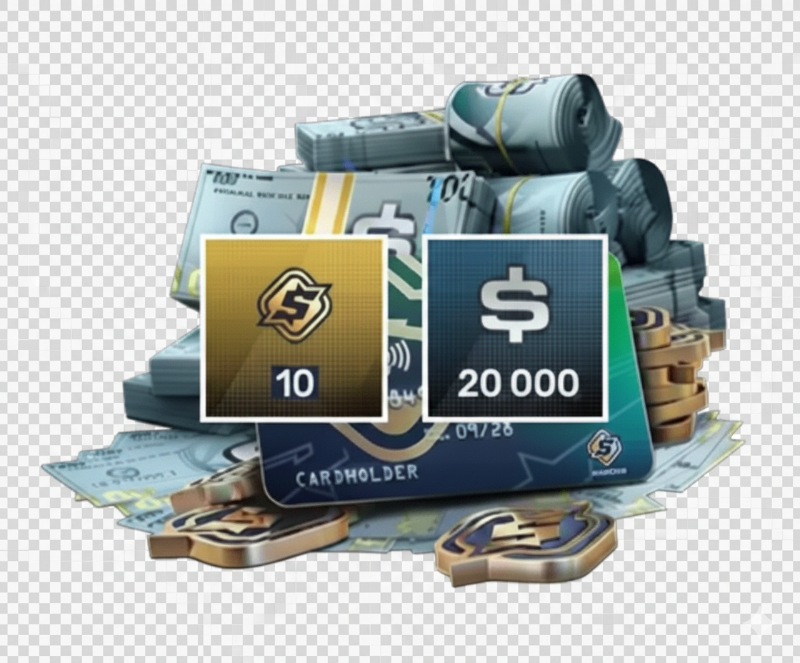 10 Gold+20.000 Silver