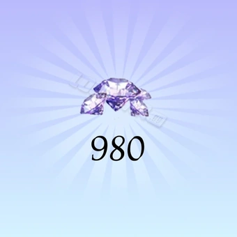 980 Crystals + 150 Diamonds