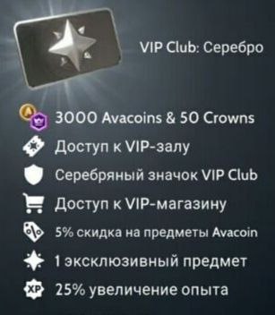 VIP Club: Серебро
