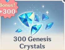 300 + 30 Genesis Crystals