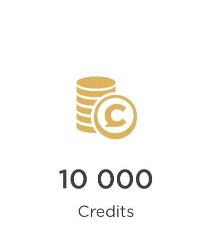 10000 Credits