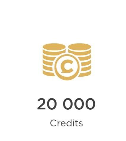 20000 Credits