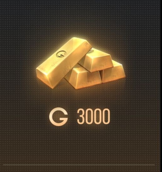 3000 золота