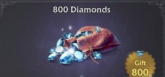 800 Diamonds