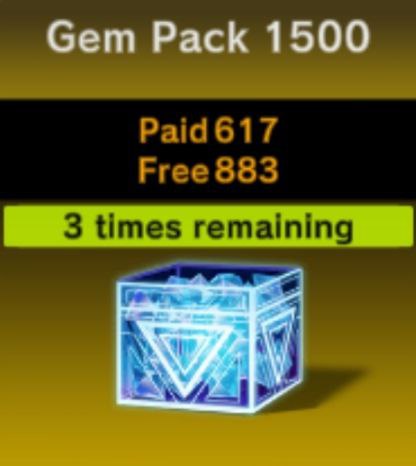 Gem Pack 1500