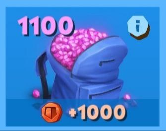 1100 Gems