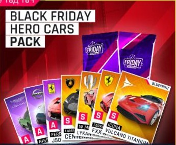 Black Friday Hero Cars Pack