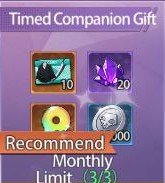 Timed Companion Gift