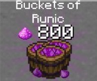 800 Buckets of Runic