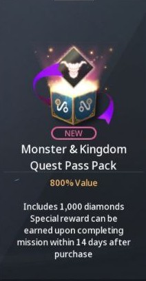 Monster and Kingdom Quest Pass Pack
