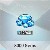 8000 Gems
