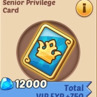 Senior Privelege Card