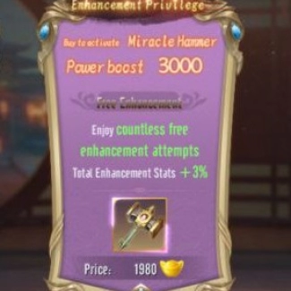 Enhancement Privilege